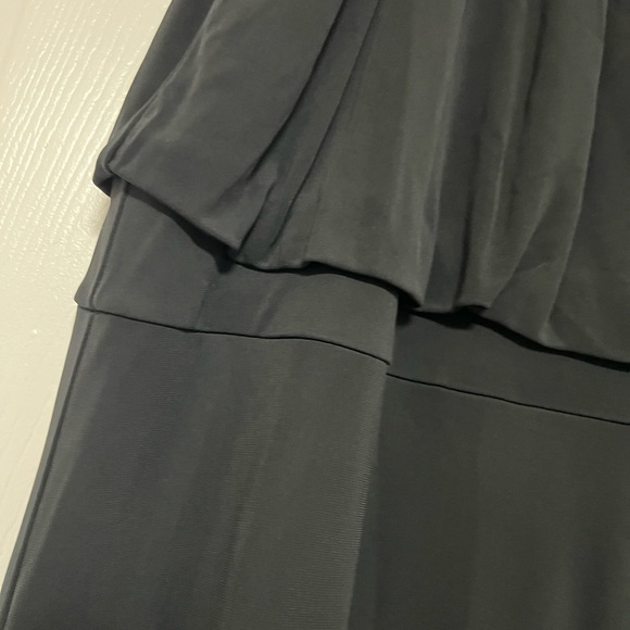 White House Black Market Black Dress with Silver Accents - Picture 8 of 11